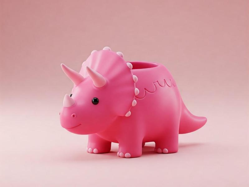 Triceratops Pen Holder