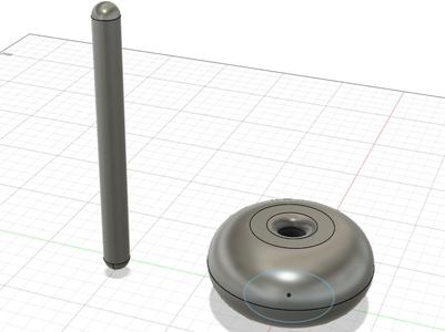Pen and holder 