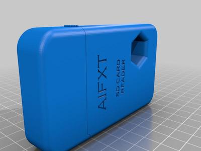 USB SD card reader (AIFXT) case w/ 3 SD card slots