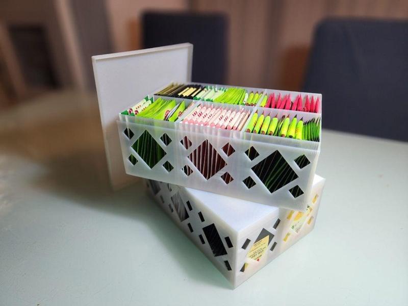 Large Tea Bags Box / Organizer