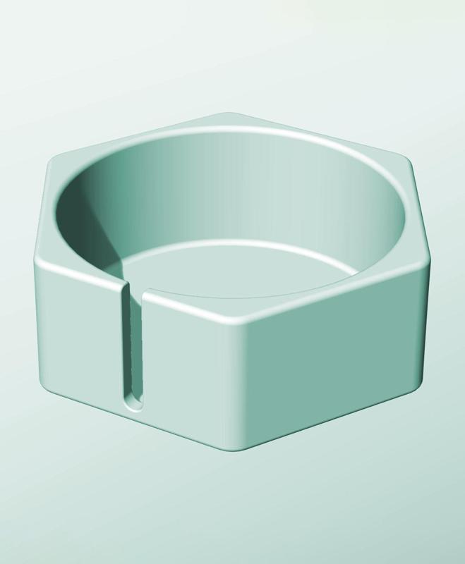 CH162-70-S Slotted container modular stackable module bin box