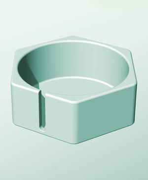 CH162-70-S Slotted container modular stackable module bin box