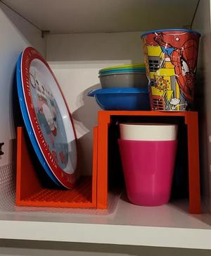 Plate, cups holder