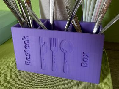 Cutlery Holder with Paper Towel