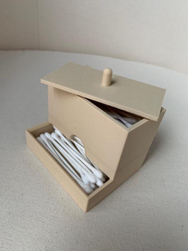 Q-Tip Bathroom Box - Organizer