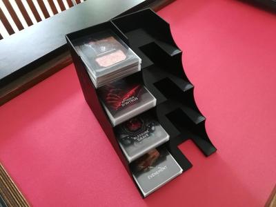 Deck holder for sleeved card - Nemesis