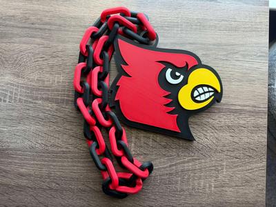 Louisville Cardinals Oversized Necklace, Pendant