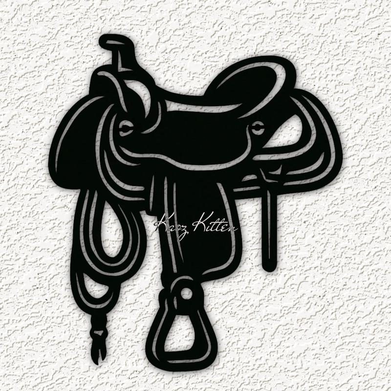 country saddle wall art home decor