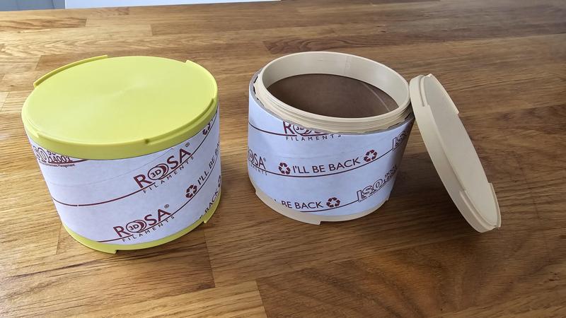 Stackable containers parts for ROSA3D refill core