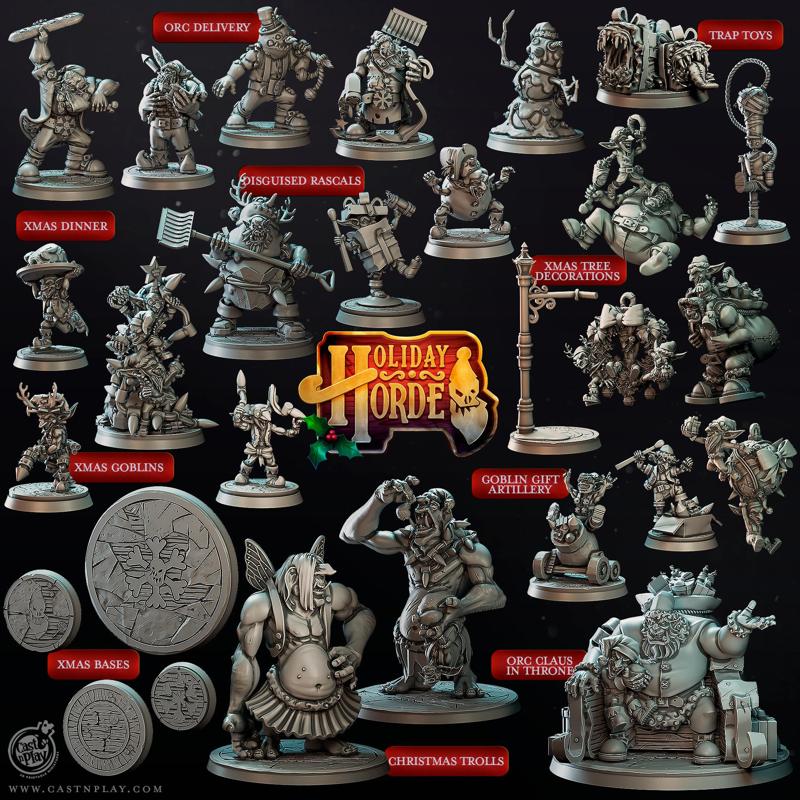Holiday Horde (Set) (Pre-Supported) | Cast n Play