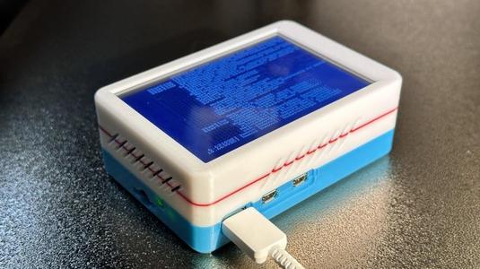 Enclosure for Raspberry Pi 5 + 3.5" Touch Screen (480X320) SPI 5Fps 