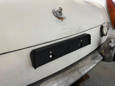 MGB Rear License Plate Mount Frame