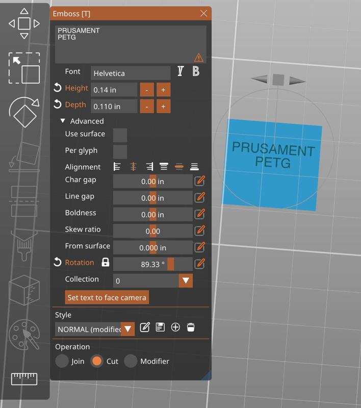 Filament test prints and Color viewer for SlatWall