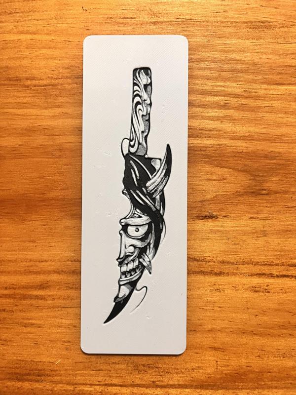 Japanese demon Bookmark