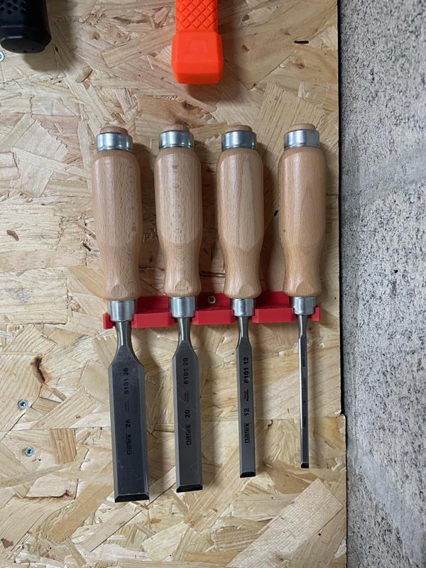 Narex basic 4 chisel set holder