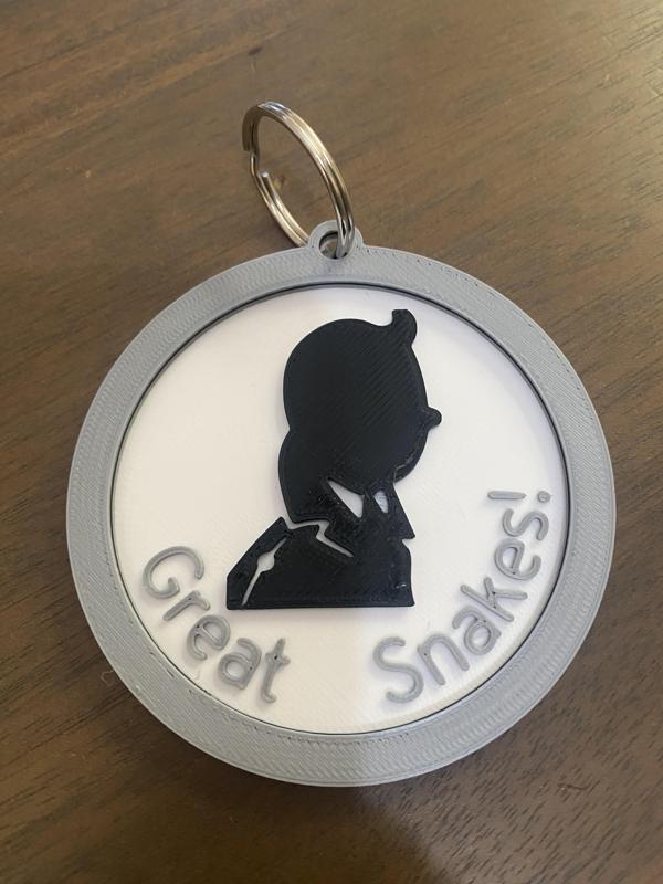 Tintin Keyring