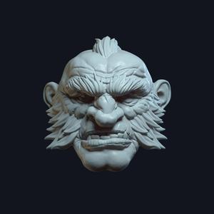 Dwarf v5 - Custom Action Figure Head