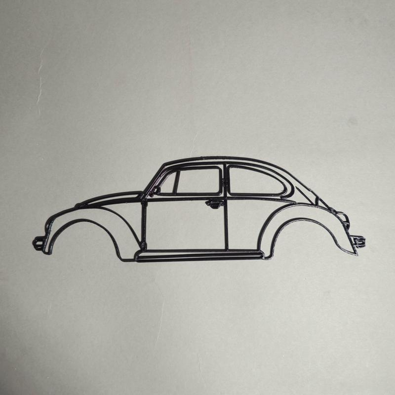 volkswagen sedan 75' silueta