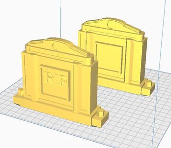 Scalable Halloween Tombstones