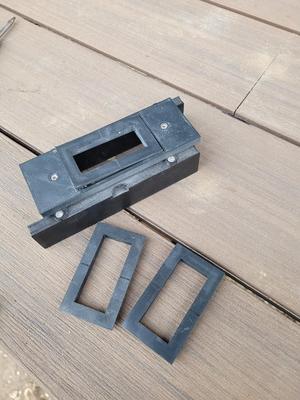 Self Centering Door Latch Jig (replaceable insert) v2