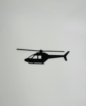 Helicopter wall art
