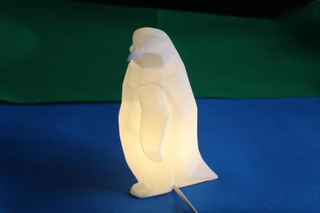Another remixed low poly penguin lamp version for E27 Bulb