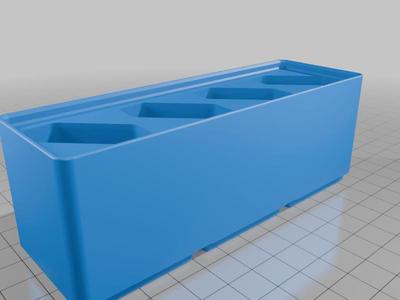 Gridfinity - 4 Plug holder
