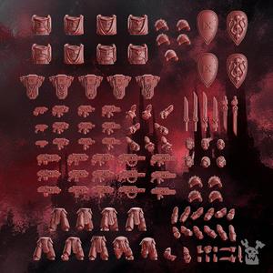 Crimson Wings Tactical Squad (build-kit & easy-to-build models)