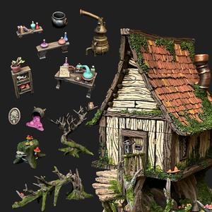 BUNDLE : Fantasy Wood House