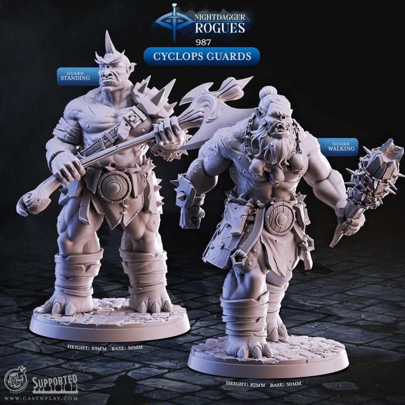 Cyclops Guards (Pre-Supported) | Cast n Play
