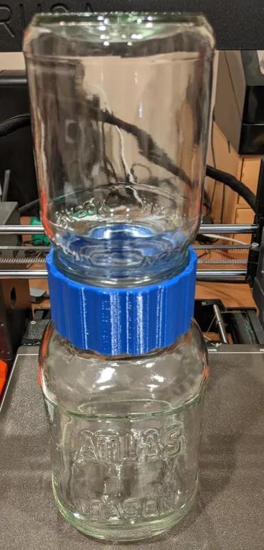 Double Sided Mason Small Lid Adapter   