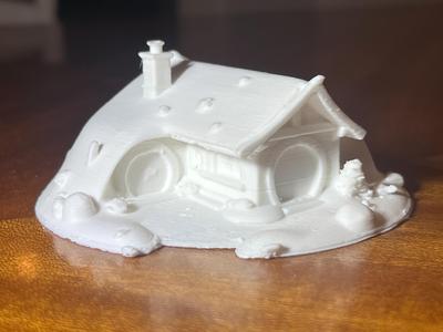 miniature Hobbit home