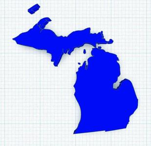 Map of Michigan   