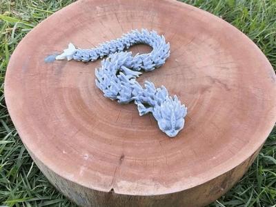 Articulated Big Baby Stone Dragon