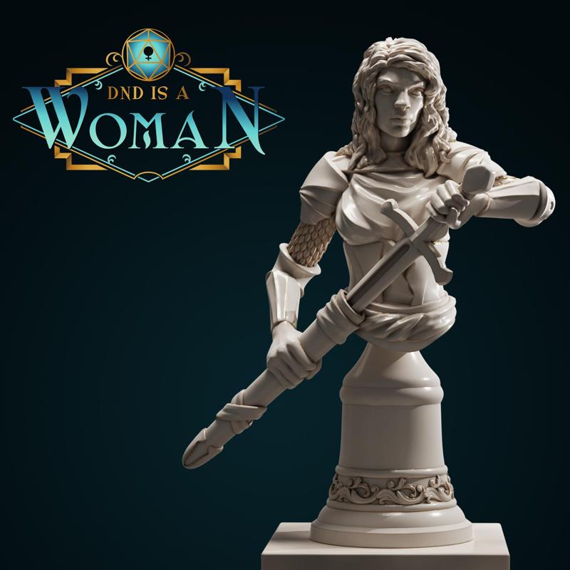 Aasimar Cleric - Amahiah - Bust