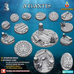 Atlantis Bases & Toppers (pre-supported)