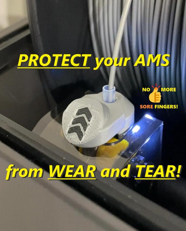 AMS Feeder Funnel Saver Protector Filament Guide 