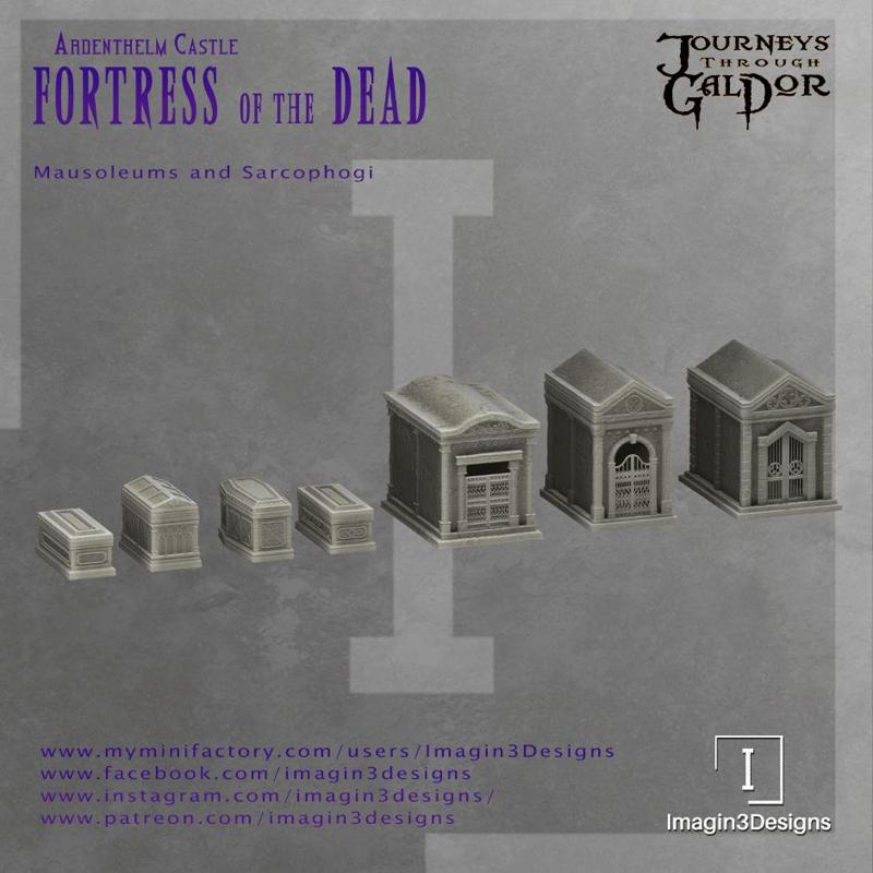 Fortress of the Dead - Small Mausoleums and Sarcophagi