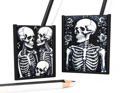 Skeleton Pen Holder   