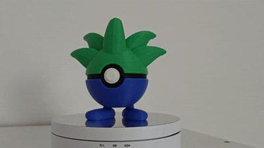 #0043 Oddish Pokéball - Multiparts