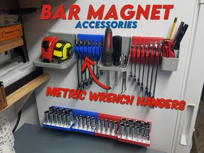 Wrench Hangers - Harbor Freight Bar Magnet Metric