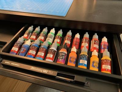 Paint Dropper Bottle - Modular Drawer Storage Rack