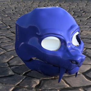 Sabertooth blinking mask/ fursuit headbase   