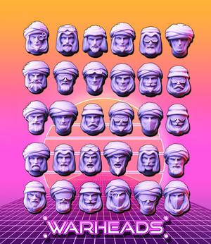 Turbans for everyone! Desert Warriors! - Sand combat specialists! [30 heads]