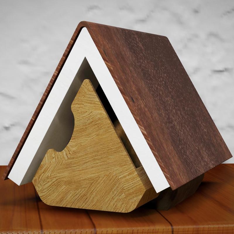 BOOK TRIANGLE / BOOK DISPLAY /BOOK MARK / BOOKSHELF DISPLAY /BOOK STAND / WOODEN BOOK TRIANGLE