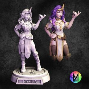 Female Warlock - Fayla pact of the Celestial Unicorn ( Unicorn themed celestial warlock )