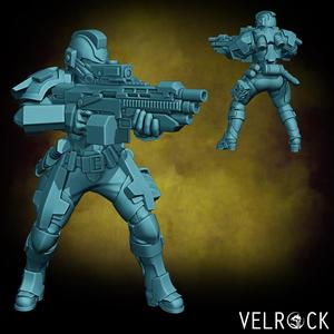 Female Tempest Guardsmen Knight 5 (PRESUPPORTED)