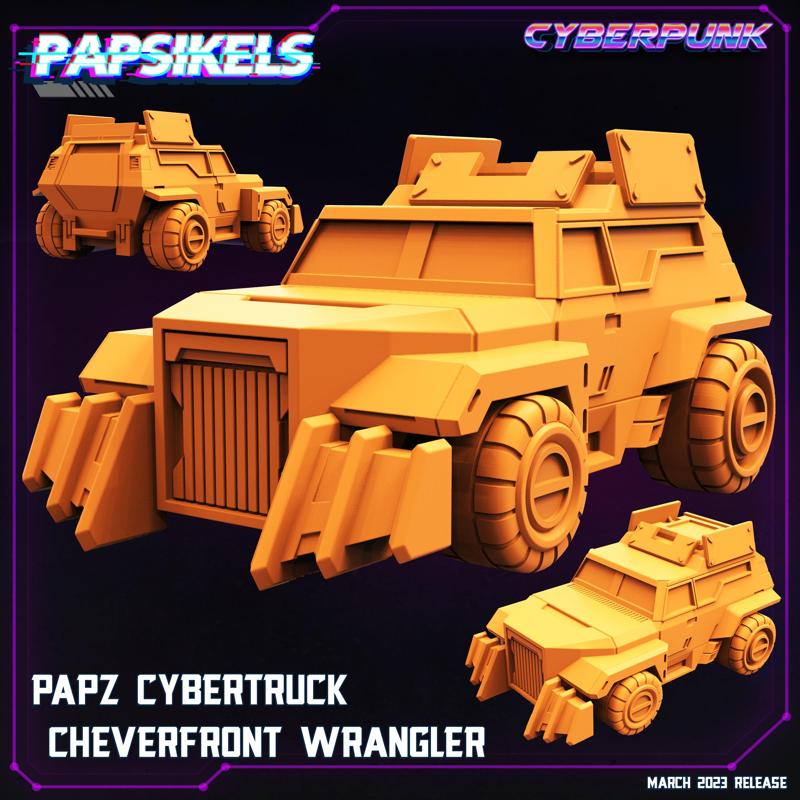 PAPZ CYBERTRUCK CHEVERFRONT WRANGLER