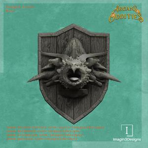 Pre-Supported Dragon Turtle Bust