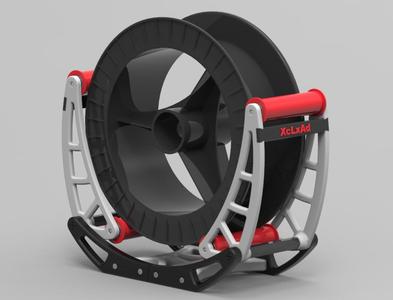 Advanced holder for large filament spools (diameter 260-300 mm)